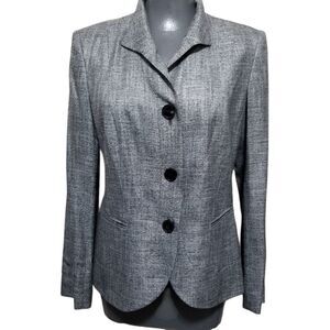 Lafayette Black/White Lightweight Blazer 8